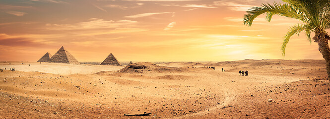 Image showing Desert near Giza