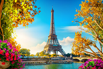 Image showing Autumn in Paris