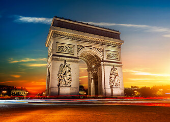 Image showing Arch in Paris