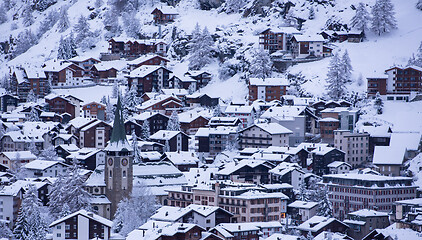 Image showing Zermatt valley