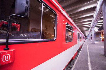 Image showing empty interior of subway station