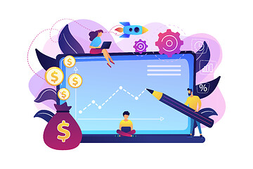 Image showing Investment fund concept vector illustration.