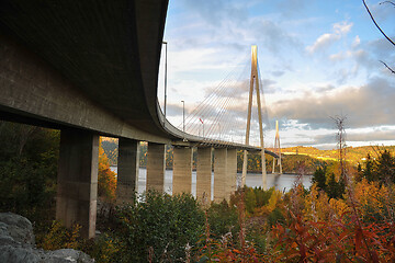 Image showing Bridge over Skarnsundet