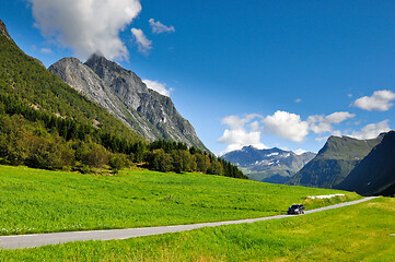 Image showing By the Norangsfjord