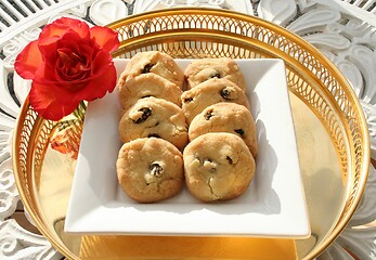 Image showing Coffee bread with raisins