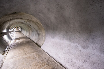 Image showing underground tunnel for pedestrians