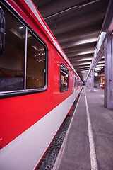 Image showing empty interior of subway station