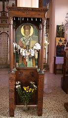 Image showing Greek church interior