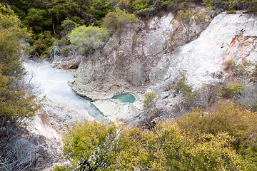 Image showing geothermal activity at Rotorua in New Zealand