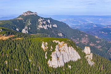 Image showing Mountain range in the summer