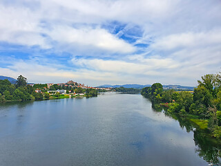 Image showing Minho river summer landscape