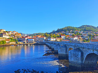 Image showing Old galician bridge historic monument