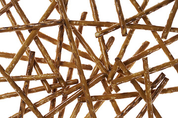 Image showing salt sticks closeup