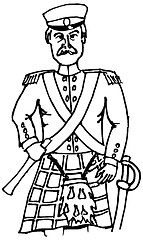 Image showing Scottish officer