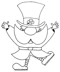 Image showing Happy leprechaun