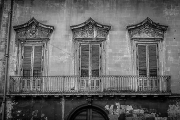 Image showing Lecce, Italy - Old windows in baroque style