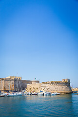 Image showing Gallipoli, Italy - historical centre view from the sea