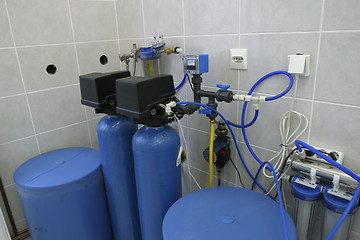 Image showing water filtration system in laboratory