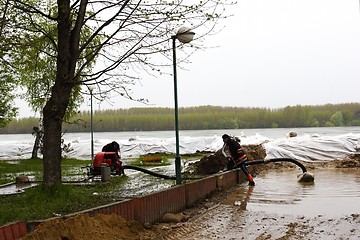 Image showing River Danube flood