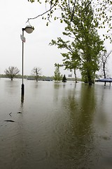 Image showing flooded river