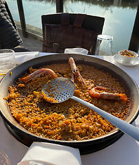 Image showing Best paella in El Palmar, Spain