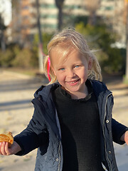 Image showing Happy moments of the childhood