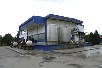 Image showing modern small scale dairy for milk production