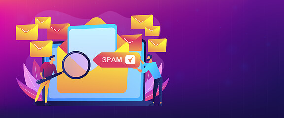 Image showing Spam concept banner header.