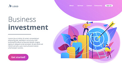 Image showing Business opportunity concept landing page.