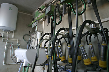 Image showing suction Milking Machines