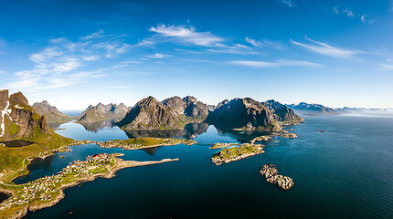 Image showing Lofoten is an archipelago in the county of Nordland, Norway.