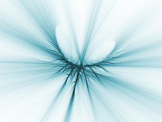 Image showing Blue rays abstract