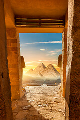 Image showing View from the tomb