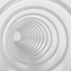 Image showing Abstract background with glass circles