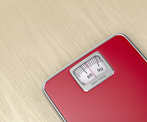 Image showing Mechanical weighing scale