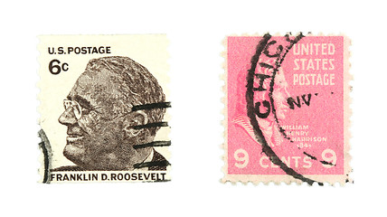 Image showing United States stamps