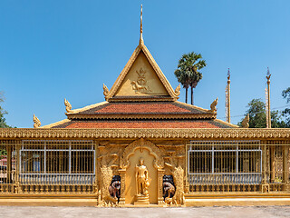 Image showing Mongkol Serei Kien Khleang, a Buddhist temple in Phnom Penh