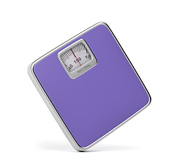 Image showing Mechanical bathroom scale