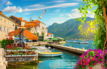 Image showing Bay of Kotor in Montenegro