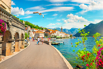 Image showing Historic city of Perast