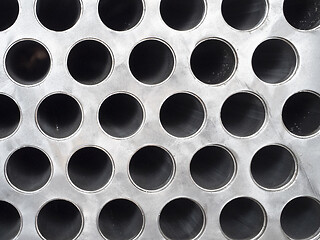 Image showing Detail of industrial heat exchanger