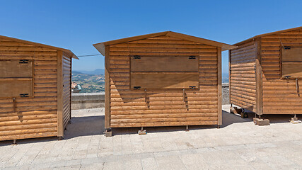 Image showing Wood Kiosks