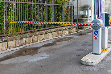 Image showing Parking Barrier Ramp