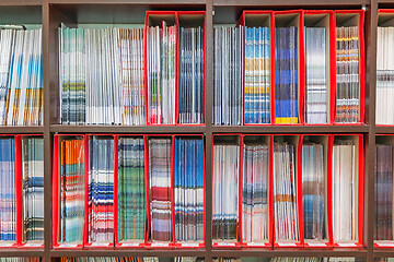 Image showing Magazines Shelf