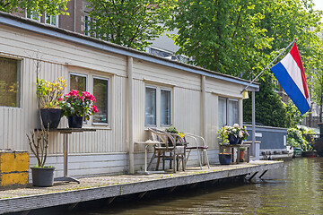 Image showing House Boat Flag