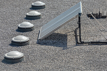 Image showing Solar Flat Roof