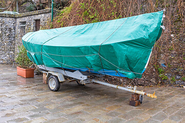 Image showing Sail Boat Trailer