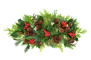 Image showing Beautiful Winter Christmas and New Year Arrangement