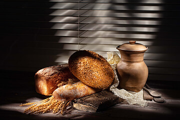 Image showing Bread And Ceramics