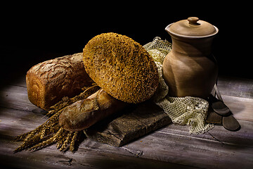 Image showing Bread And Ceramics